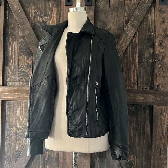 Lauren Ralph Lauren Soft lamb leather jacket Sz-Small - Picture 5 of 16